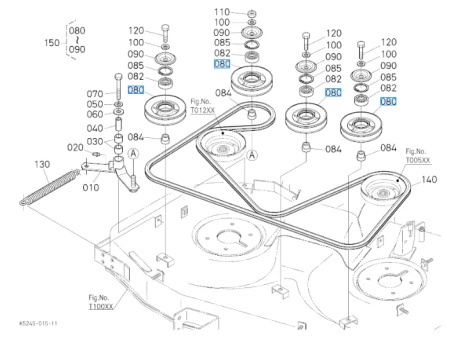Koło pasowe Kubota K122126544