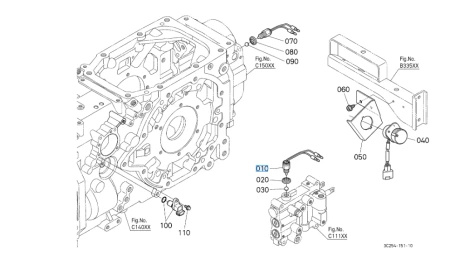 Przełącznik Kubota 3A05175100