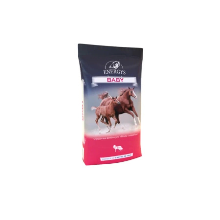 Pasza dla młodych koni i źrebiąt granulat Energys Baby De Heus 25kg