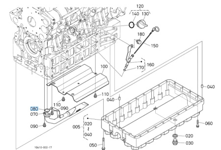 Oring miski olejowej Kubota 0481405250