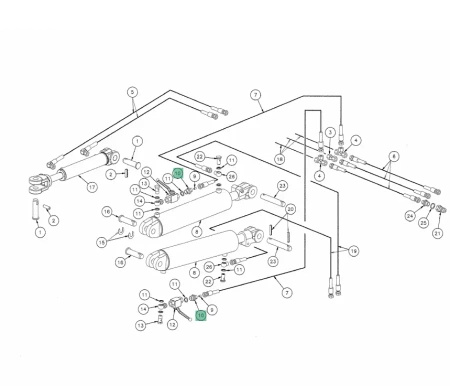 Złącze hydrauliczne z gwintem w środku Kverneland KK011567