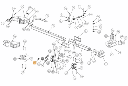 Nakrętka Kverneland M16 KK015825