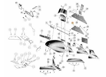 Płoza krótka Kverneland A133397394