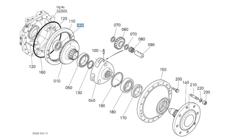 Łożysko kulkowe Kubota 3845025350