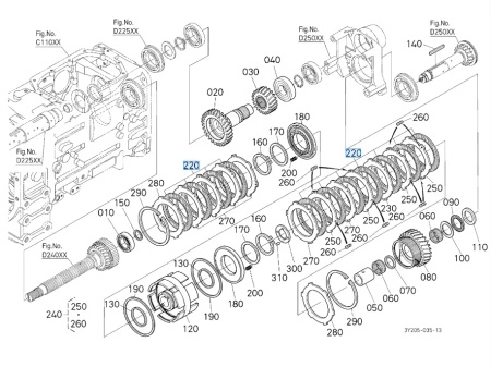 Tarcza wewnętrzna 1,8mm Kubota 3F25028502
