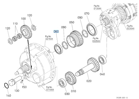 Łożysko kulkowe Kubota 0814106910