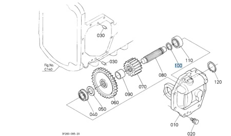 Pierścień zabezpieczający Kubota 3374027292
