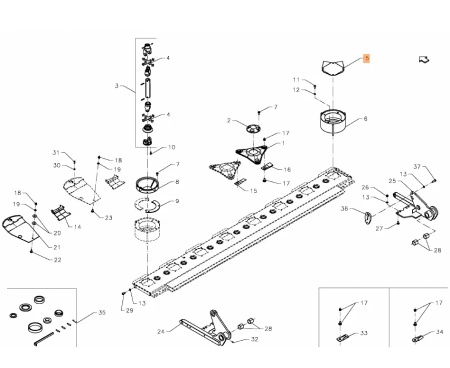 Płyta Kverneland A132207777