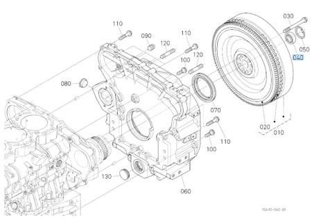 Łożysko kulkowe Kubota 1431174190