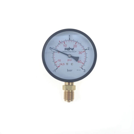 Manometr 1/2" 100mm -1->3 bar Riv