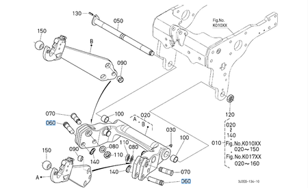 Sworzeń Kubota 3J08011480