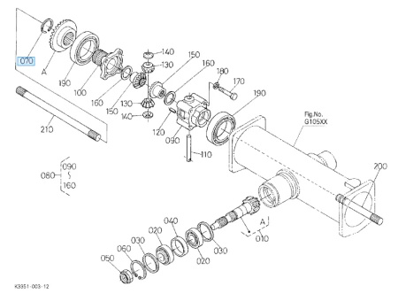 Pierścień Kubota 3741056820