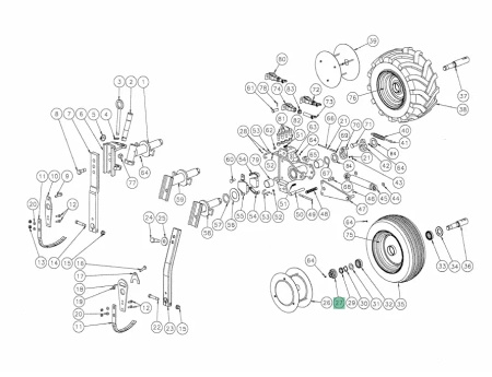 Pokrywa piasty Kverneland KK011157