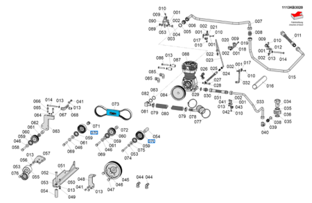 Rolka prowadząca do ciągnika Kubota W27TS03439