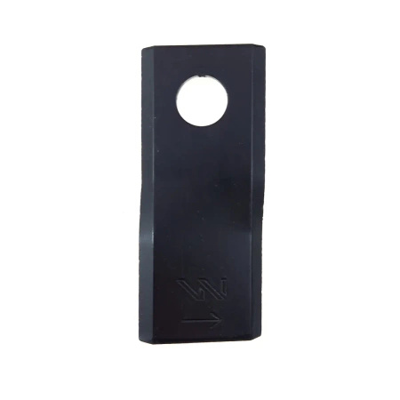 Nożyk lewy kosiarki 107x45x4 FI18,2 Waryński WKR107X45X4L