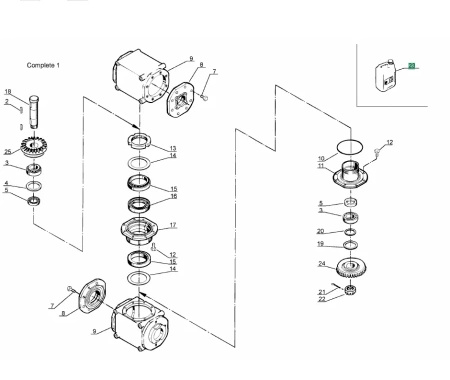 Olej przekładniowy Kverneland Q8 Gear & Axle Oil T55 80W-90 1L A142726700