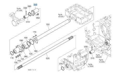 Osłona wałka przeniesienia napędu Kubota 3Y50541360