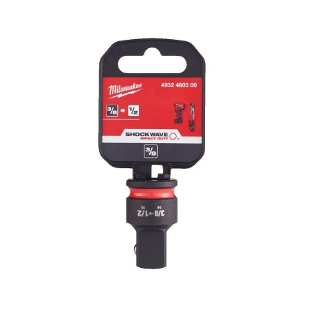 Adapter nasadek udarowych 3/8" kwadrat - 1/2" kwadrat Shockwave Impact Duty 4932480300 Milwaukee