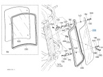 Szyba boczna lewa Kubota 3C59170532