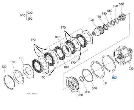 Pierścień Kubota 3C15127382