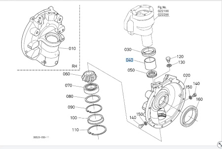 Tuleja ślizgowa Kubota 3375043600