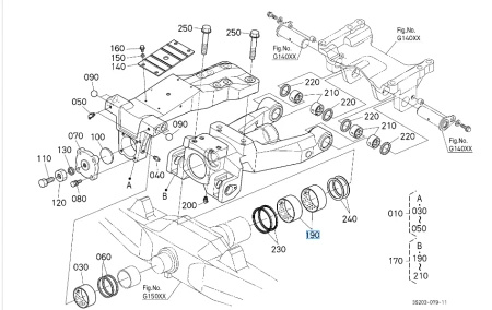 Tuleja ślizgowa Kubota 3C01141680