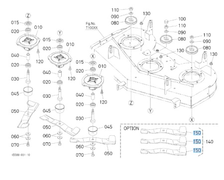 Nóż Kubota K558834330