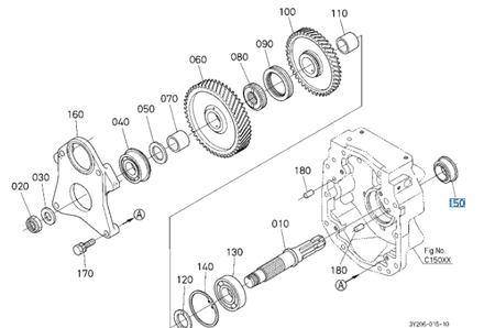 Uszczelniacz wałka WOM Kubota 3374080290