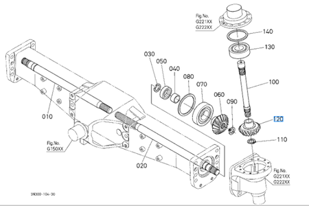 Koło zębate Kubota 3F25043240