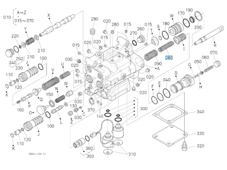 Sprężyna zaworu sprzęgła Kubota 3407665770