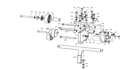 Napinacz paska sprężarki powietrza Kubota W27TS03478