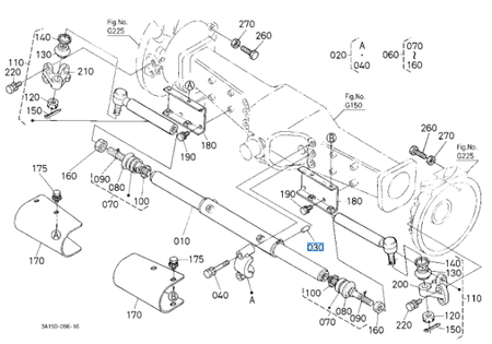 Kołek walcowy Kubota 3A12163970