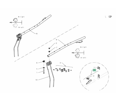 Łącznik Kverneland VF16624118