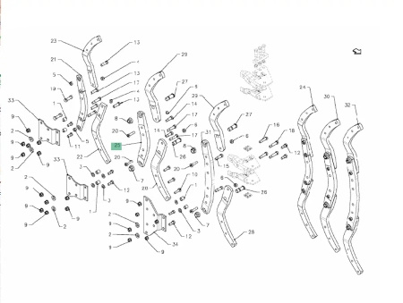 Ramię pługa Kverneland KK071251R