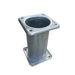 Rura z obustronnym kołnierzem 300mm 6"