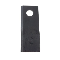 Nożyk prawy kosiarki 120x48x4 FI18,5 111725