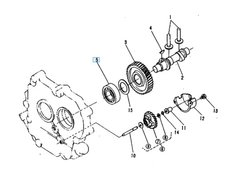 Łożysko kulkowe Kubota 0810106206