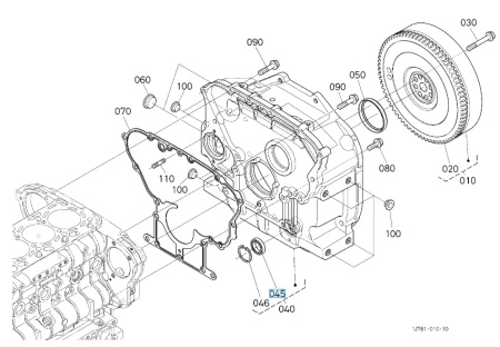 Łożysko kulkowe Kubota 0814106906
