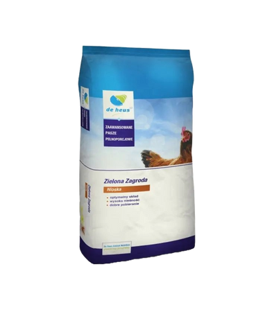 Pasza dla kur niosek: 2651 zielona zagroda nioska - kruszonka De Heus 25kg
