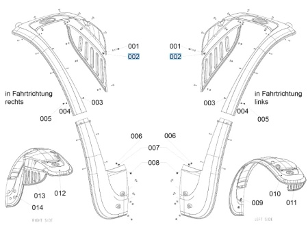 Dystans rozszerzenia błotnika Kubota W27TS03416