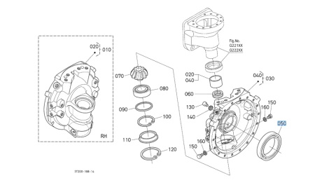 Łożysko kulkowe Kubota 3553343290