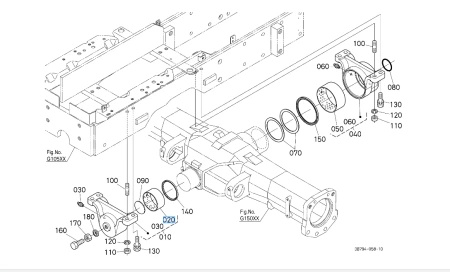 Tuleja wału napędowego Kubota 3C09141690