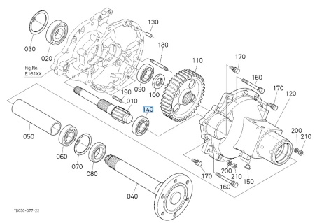 Łożysko kulkowe Kubota 3586079150