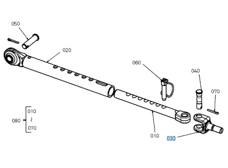 Śruba stabilizatora Kubota W23TS01054
