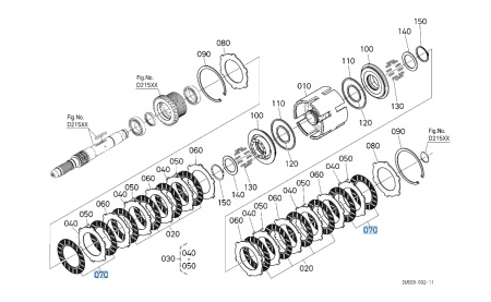 Tarcza sprzęgła Kubota 3C29123132