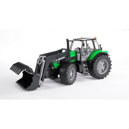 Model ciągnika Deutz Fahr Agrotron X720 z ładowaczem Bruder 03081