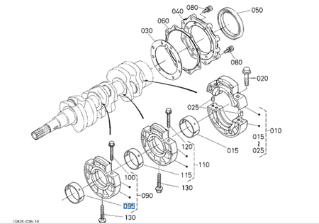 Panewki główne nominalne Kubota 1G46023833