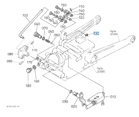 Pierścień zabezpieczający Kubota 0461350080
