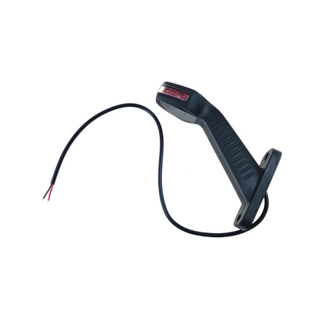 Lampa obrysowa pozycyjna lewa na róg biało-czerwono-pomarańczowa 6LED 10-30V TT Technology TT.12170L