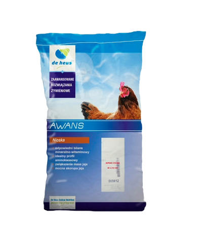 Pasza dla kur niosek: 2623 Awans nioska - sypka De Heus 25kg
